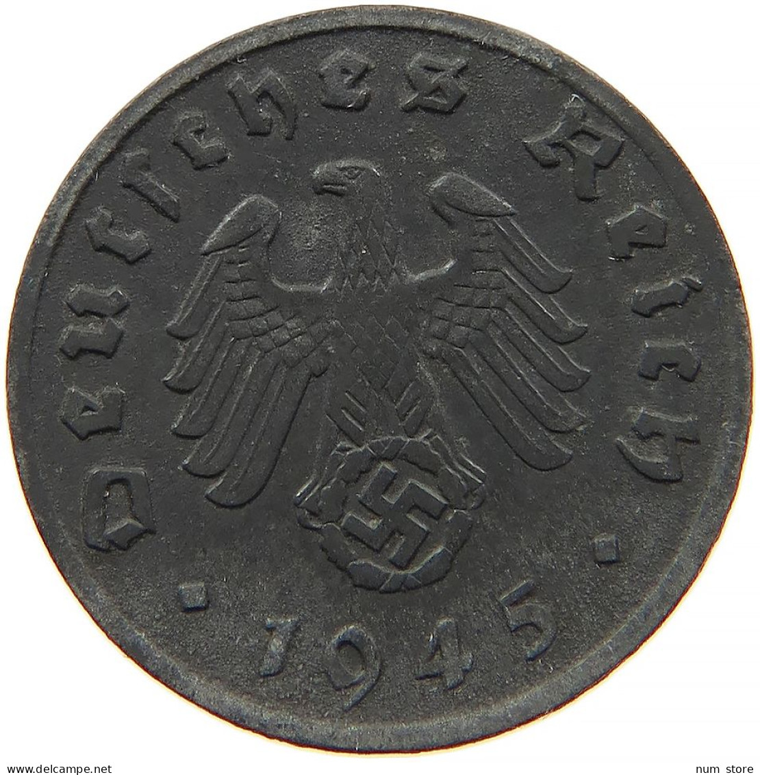 GERMANY 1 REICHSPFENNIG 1945 A #s091 1013 - 1 Reichspfennig