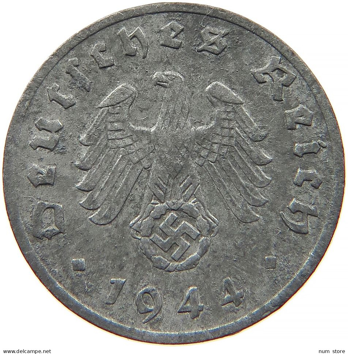 GERMANY 1 REICHSPFENNIG 1944 F #s091 1033 - 1 Reichspfennig