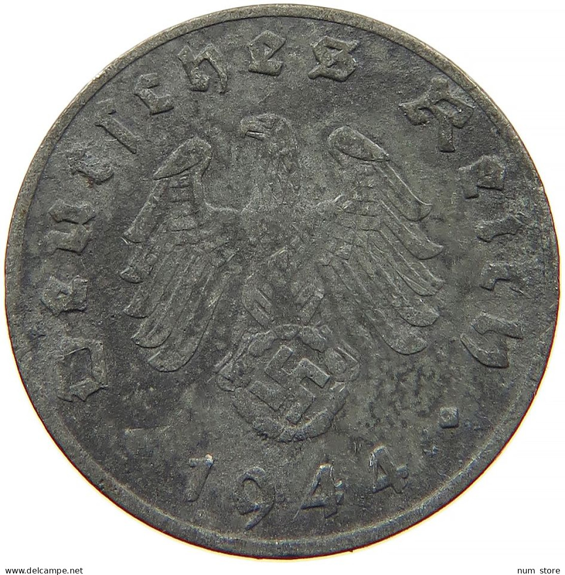 GERMANY 1 REICHSPFENNIG 1944 G #s091 1053 - 1 Reichspfennig