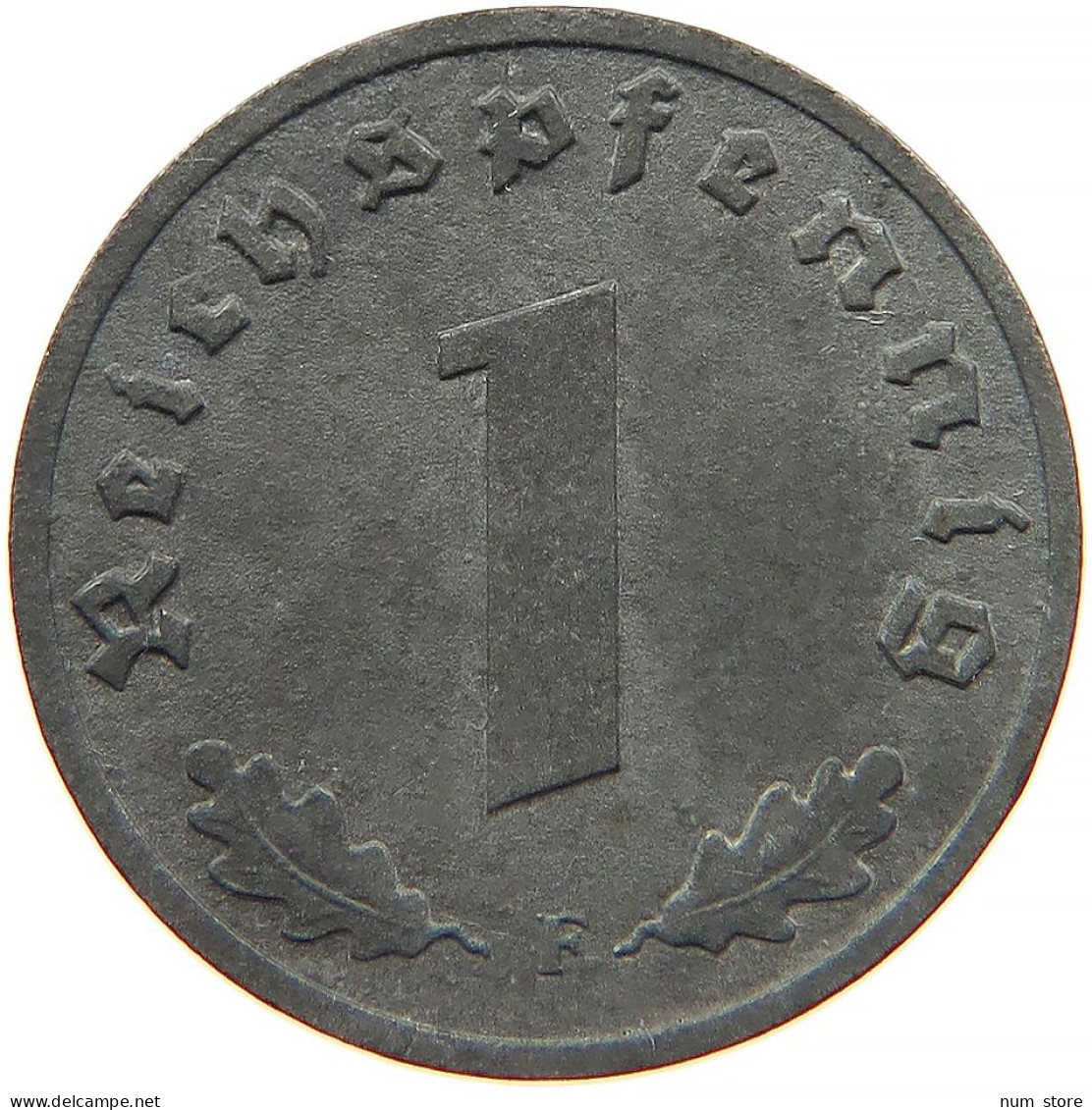 GERMANY 1 REICHSPFENNIG 1944 F #s091 1057 - 1 Reichspfennig