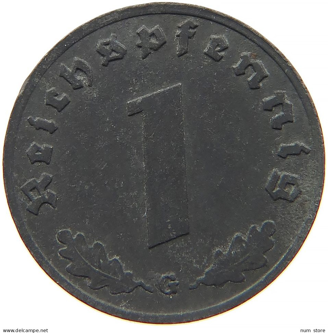 GERMANY 1 REICHSPFENNIG 1943 G #s091 1045 - 1 Reichspfennig