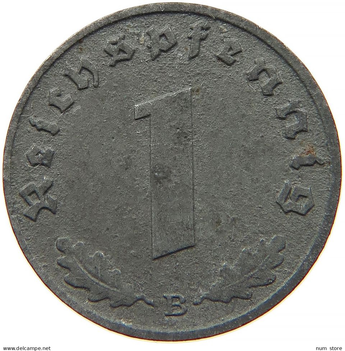 GERMANY 1 REICHSPFENNIG 1944 B #s091 1009 - 1 Reichspfennig