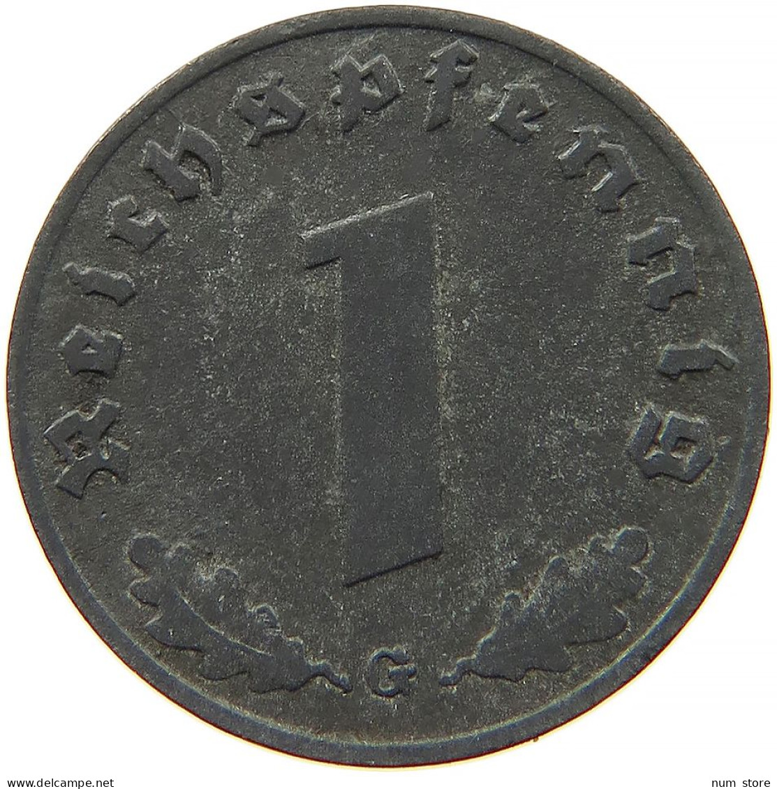 GERMANY 1 REICHSPFENNIG 1943 G #s091 0975 - 1 Reichspfennig