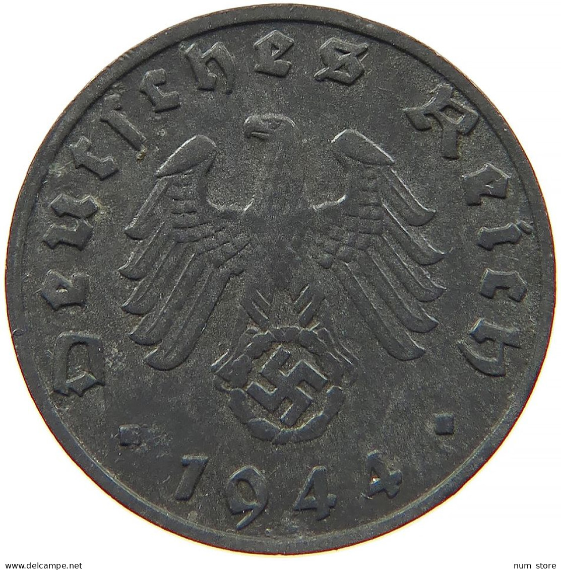 GERMANY 1 REICHSPFENNIG 1944 B #s091 1001 - 1 Reichspfennig