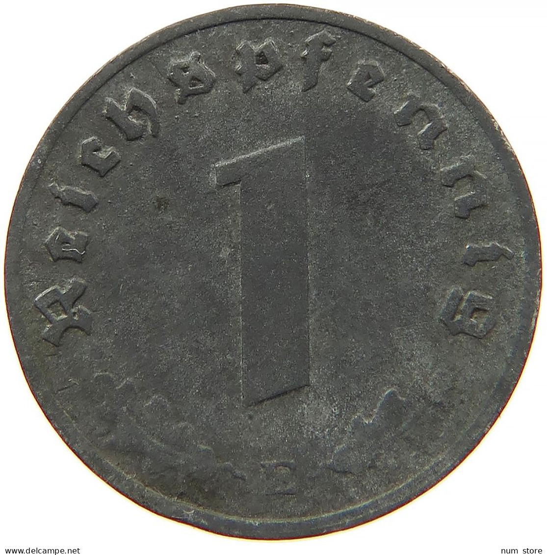 GERMANY 1 REICHSPFENNIG 1943 E #s091 0993 - 1 Reichspfennig