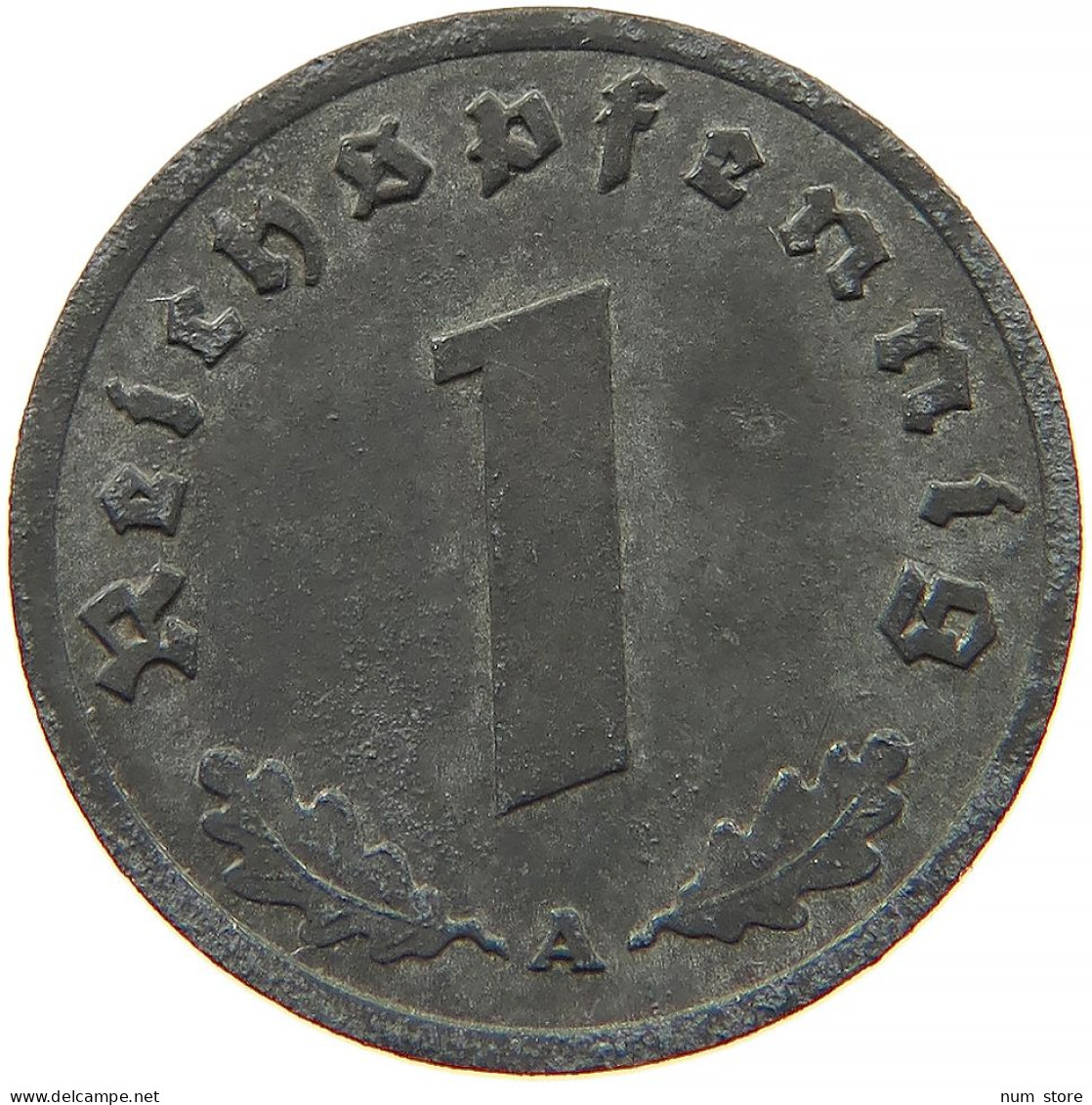 GERMANY 1 REICHSPFENNIG 1943 A #s091 1007 - 1 Reichspfennig