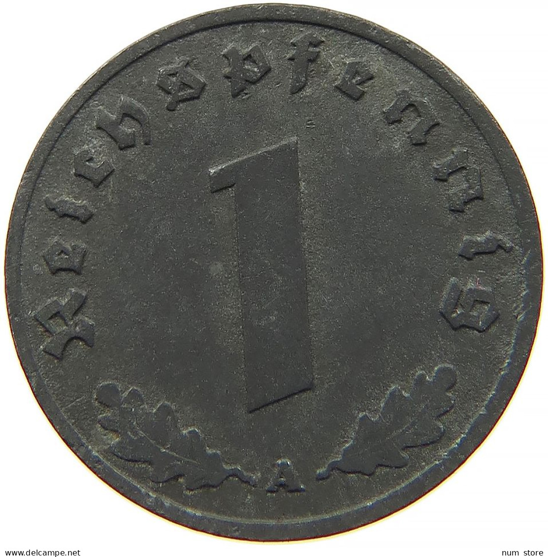 GERMANY 1 REICHSPFENNIG 1942 A #s091 1101 - 1 Reichspfennig