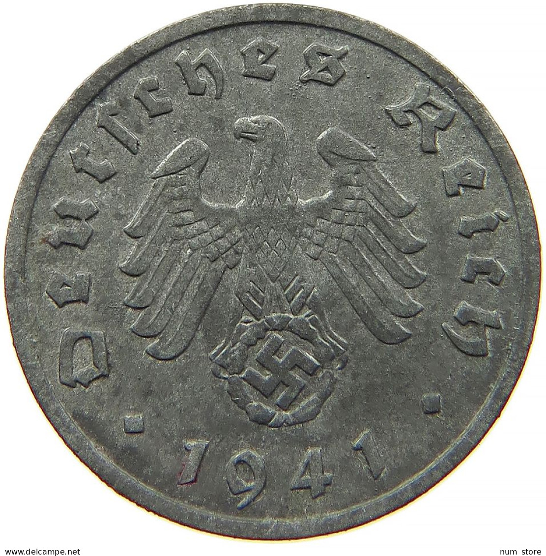 GERMANY 1 REICHSPFENNIG 1941 F #s091 1163 - 1 Reichspfennig