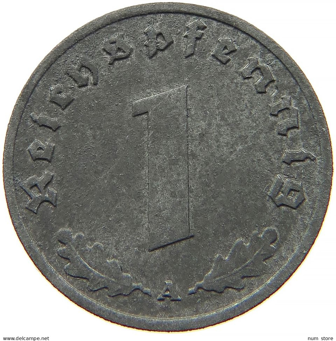 GERMANY 1 REICHSPFENNIG 1942 A #s091 1089 - 1 Reichspfennig