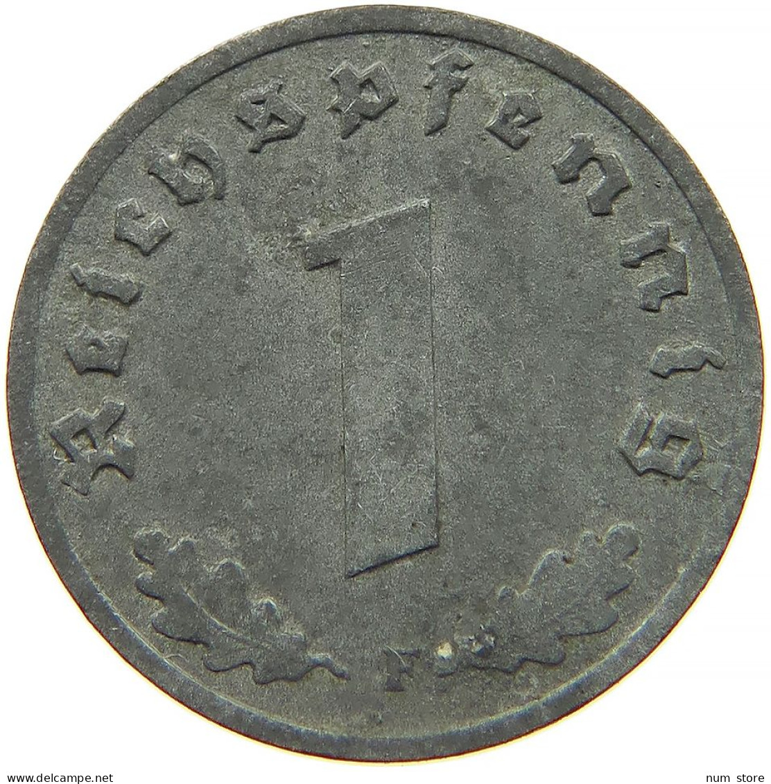 GERMANY 1 REICHSPFENNIG 1941 F #s091 1129 - 1 Reichspfennig