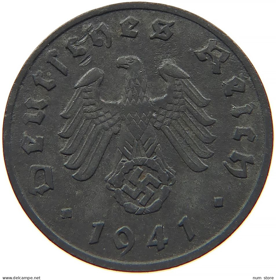 GERMANY 1 REICHSPFENNIG 1941 A #s091 1039 - 1 Reichspfennig