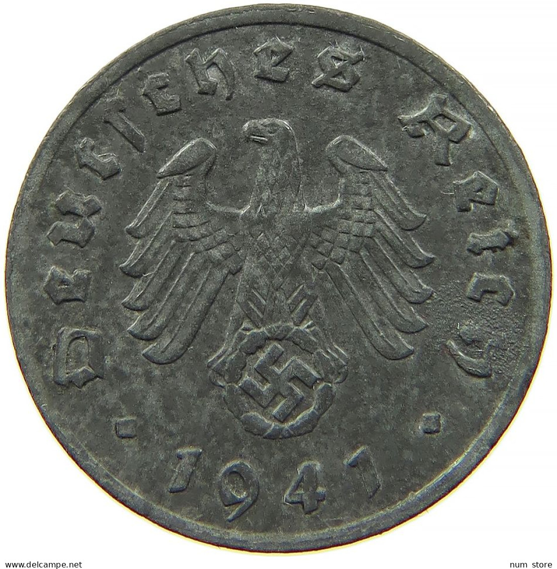 GERMANY 1 REICHSPFENNIG 1941 F #s091 1157 - 1 Reichspfennig