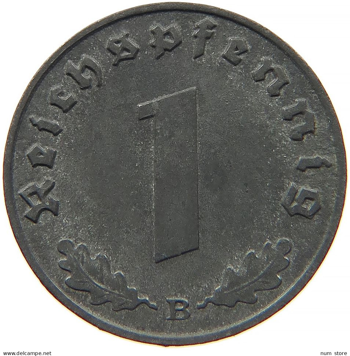 GERMANY 1 REICHSPFENNIG 1940 B #s091 1011 - 1 Reichspfennig