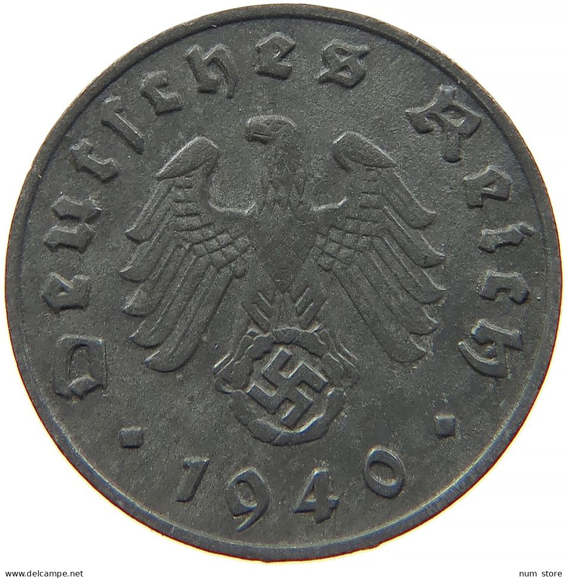 GERMANY 1 REICHSPFENNIG 1940 B #s091 1011 - 1 Reichspfennig