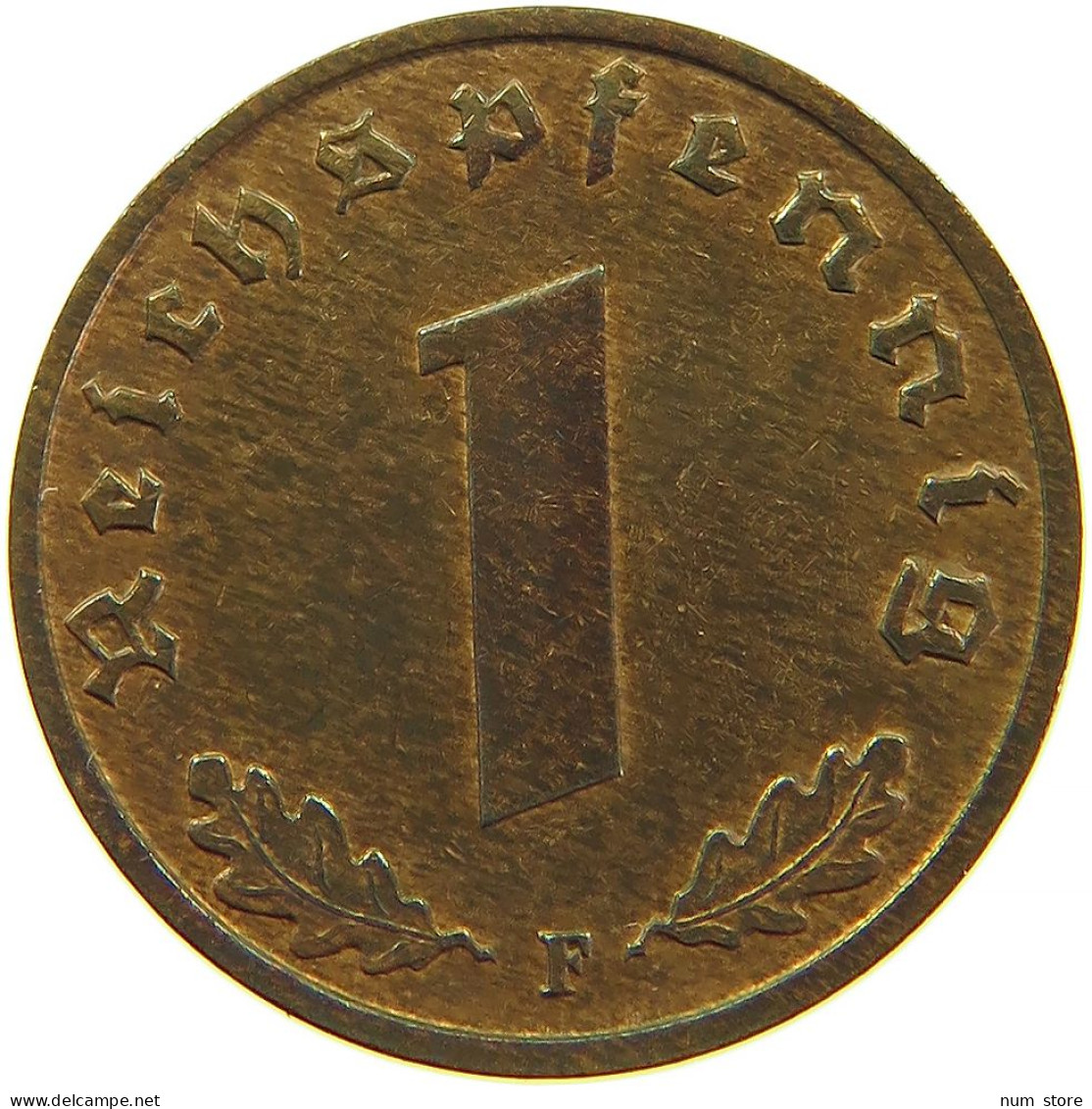 GERMANY 1 REICHSPFENNIG 1939 F #s096 0149 - 1 Reichspfennig