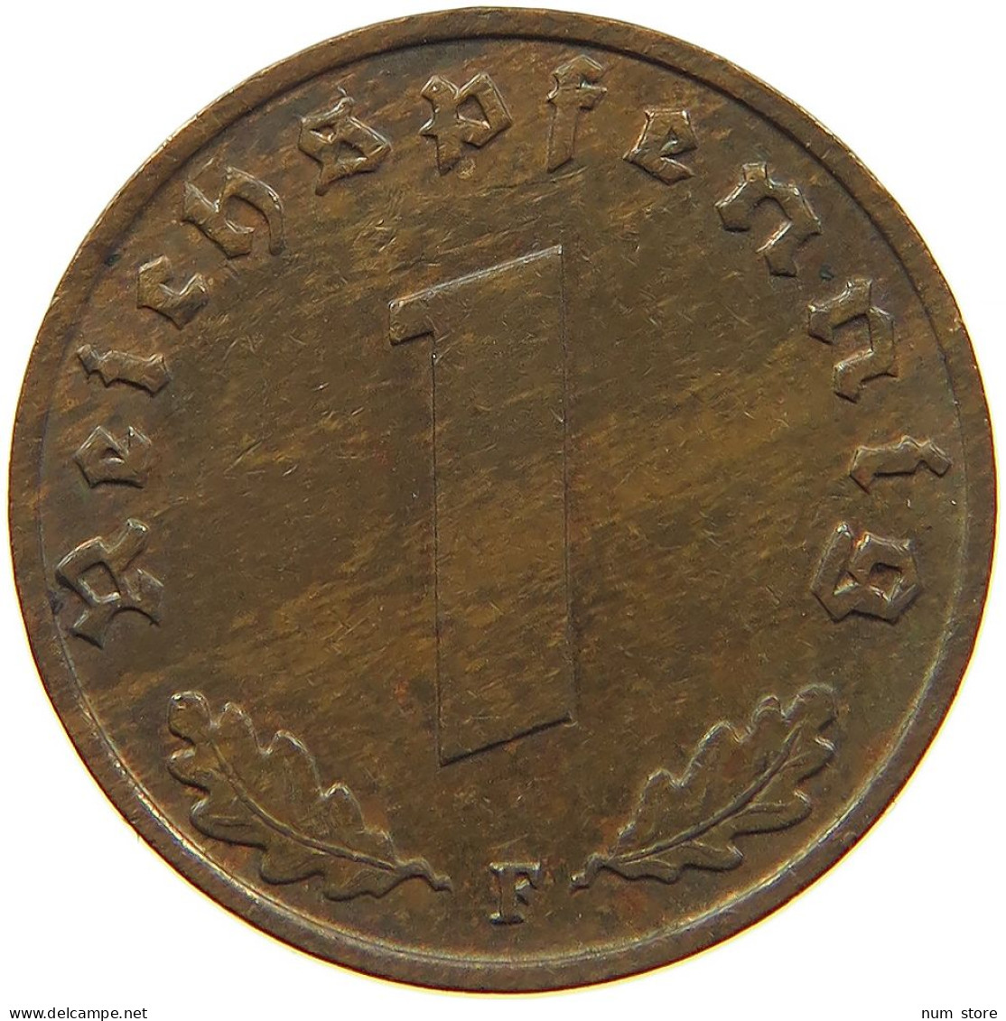 GERMANY 1 REICHSPFENNIG 1939 F #s096 0125 - 1 Reichspfennig