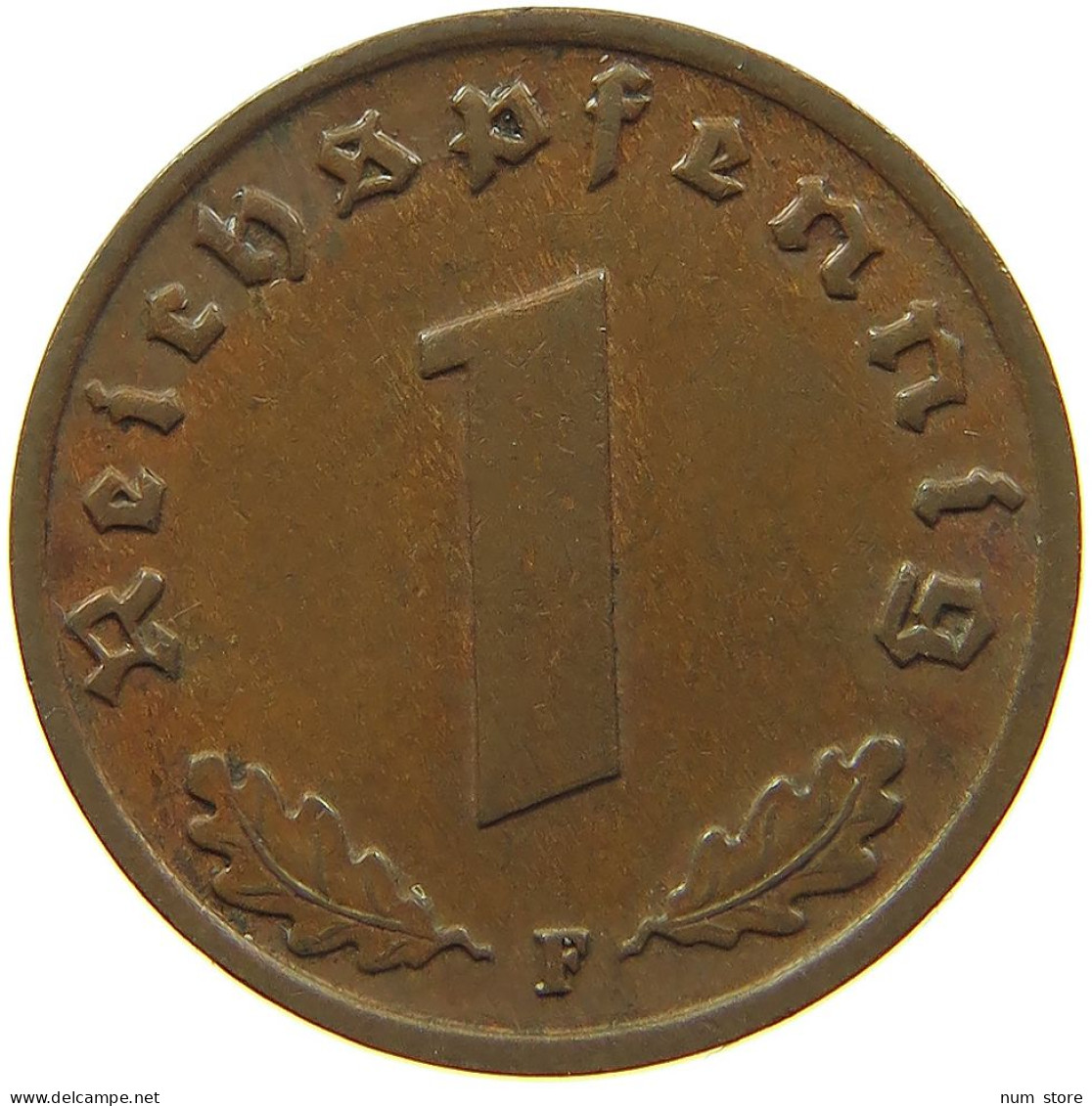 GERMANY 1 REICHSPFENNIG 1937 F #s091 1175 - 1 Reichspfennig