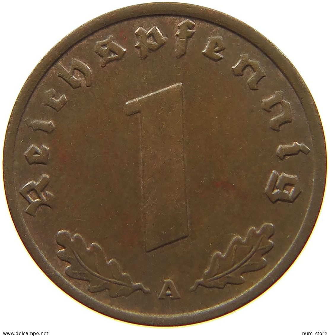 GERMANY 1 REICHSPFENNIG 1937 A #s091 1187 - 1 Reichspfennig