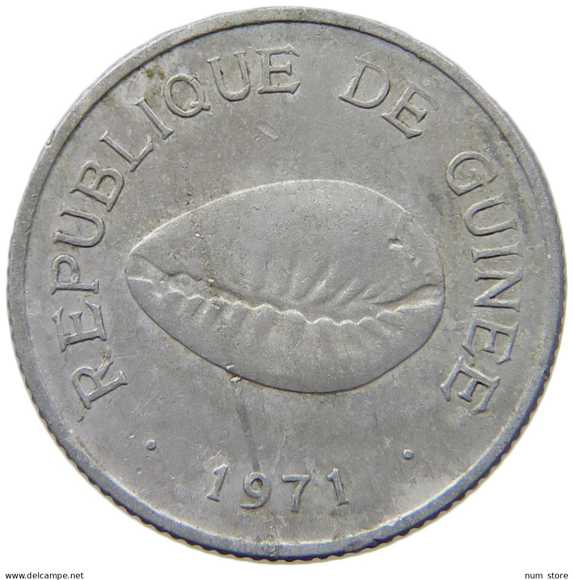 GUINEA 5 CAURIS 1971 #s089 0423 - Guinee