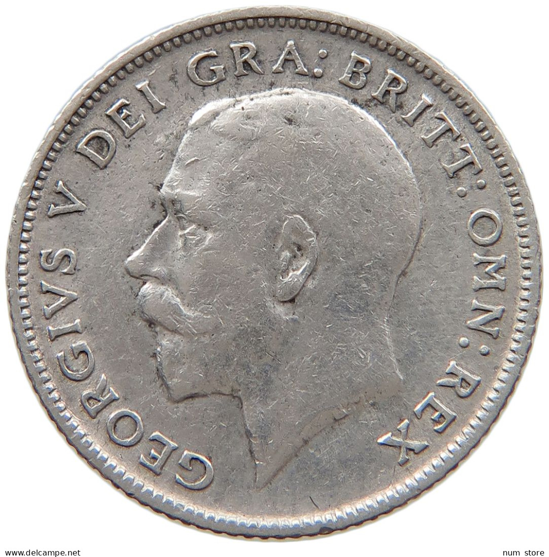 GREAT BRITAIN SIXPENCE 1924 #s101 0129 - H. 6 Pence