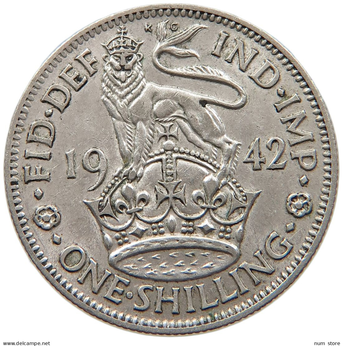 GREAT BRITAIN SHILLING 1942 #s095 0301 - I. 1 Shilling