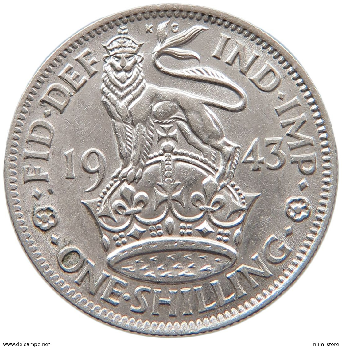 GREAT BRITAIN SHILLING 1943 #s094 0239 - I. 1 Shilling