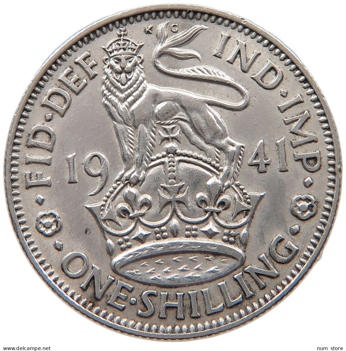 GREAT BRITAIN SHILLING 1941 #s101 0331 - I. 1 Shilling
