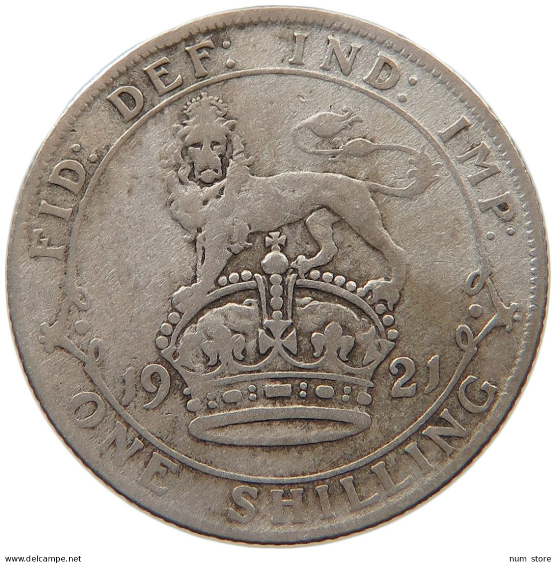 GREAT BRITAIN SHILLING 1921 #s101 0319 - I. 1 Shilling