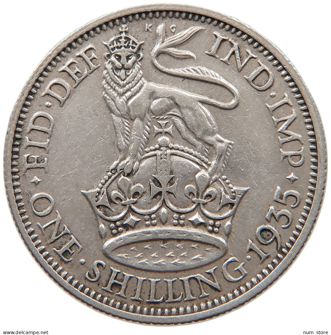 GREAT BRITAIN SHILLING 1935 #s095 0305 - I. 1 Shilling