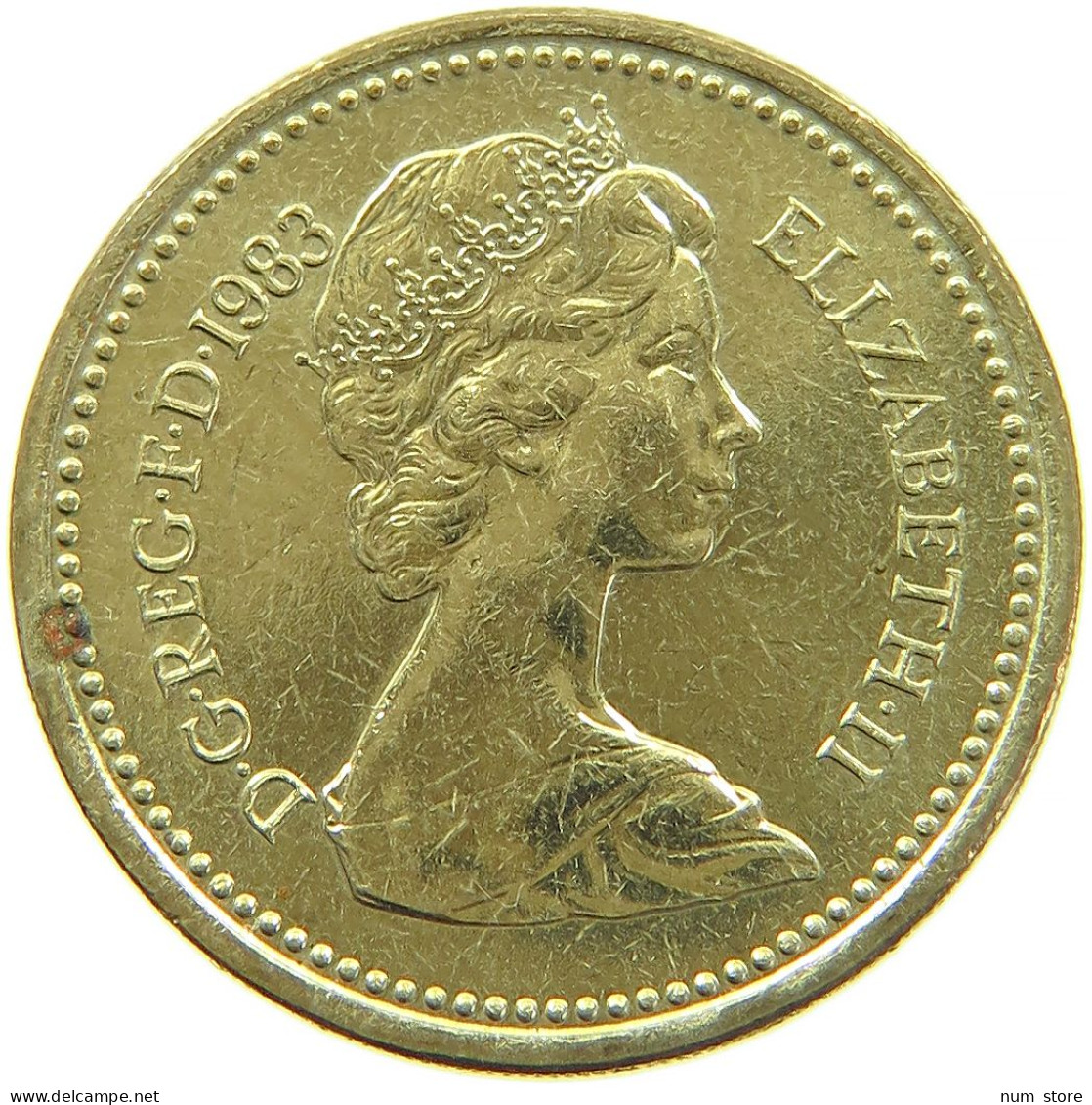 GREAT BRITAIN POUND 1983 #s095 0613 - 1 Pound