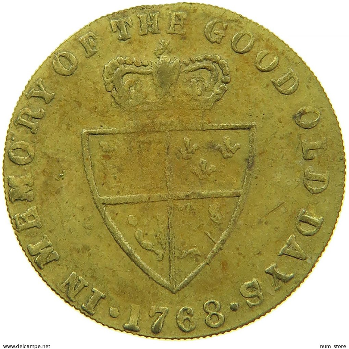 GREAT BRITAIN JETON 1768 GEORGE III. #s095 0619 - Other & Unclassified