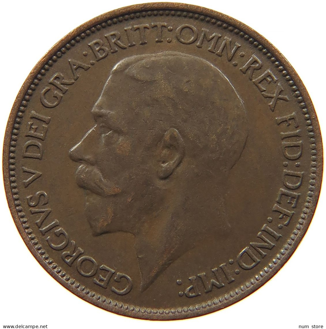 GREAT BRITAIN HALF PENNY 1914 #s095 0331 - C. 1/2 Penny