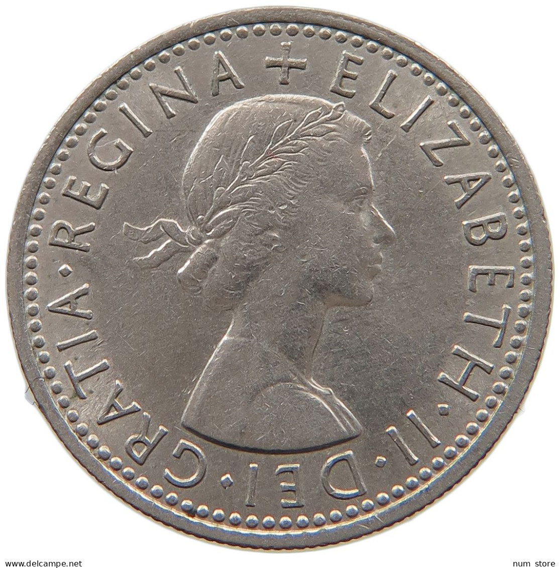 GREAT BRITAIN 6 SIXPENCE 1966 #s102 0053 - H. 6 Pence