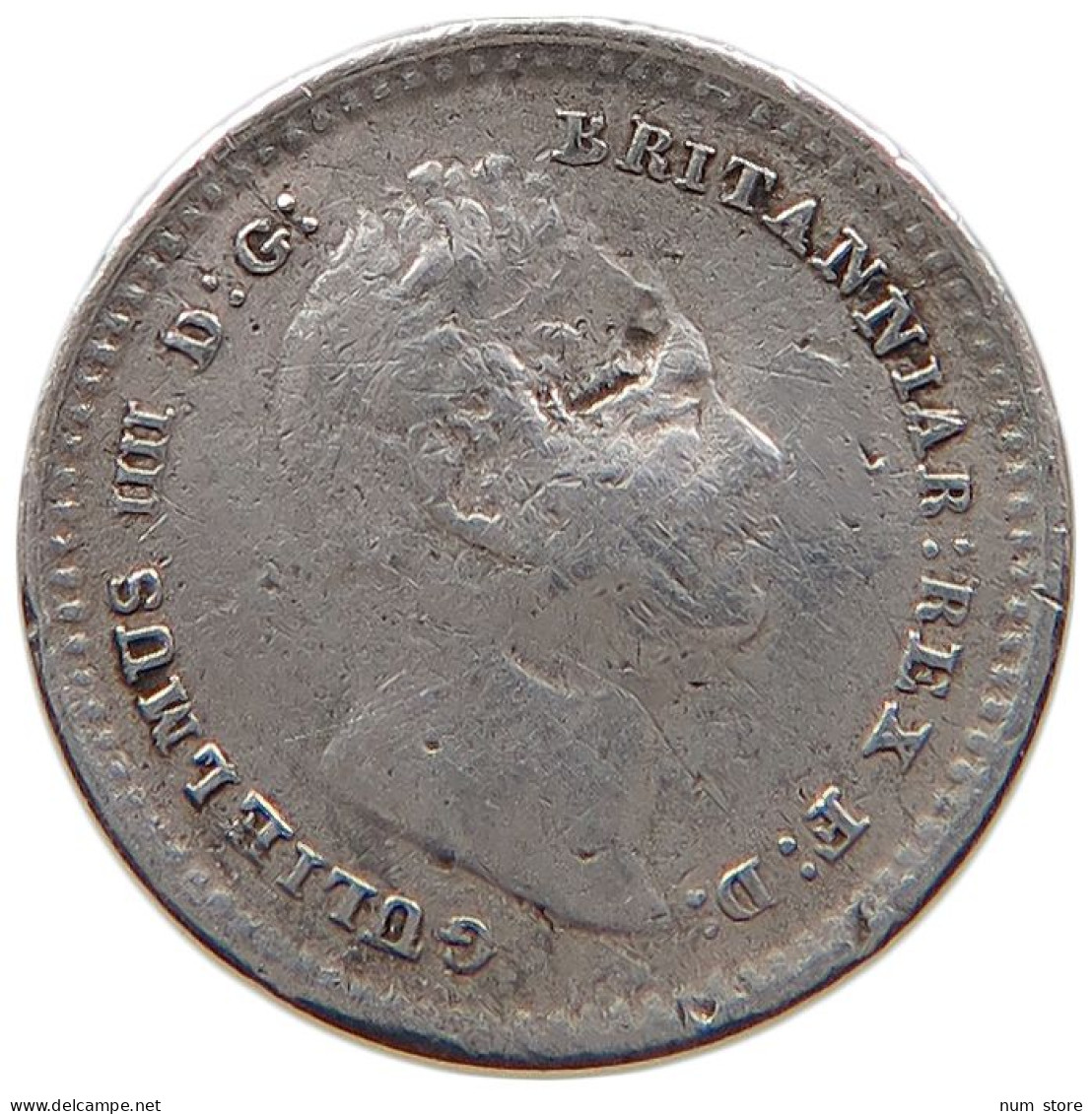 GREAT BRITAIN 1 1/2 PENNY 1834 #s100 0579 - E. 1 1/2 - 2 Pence