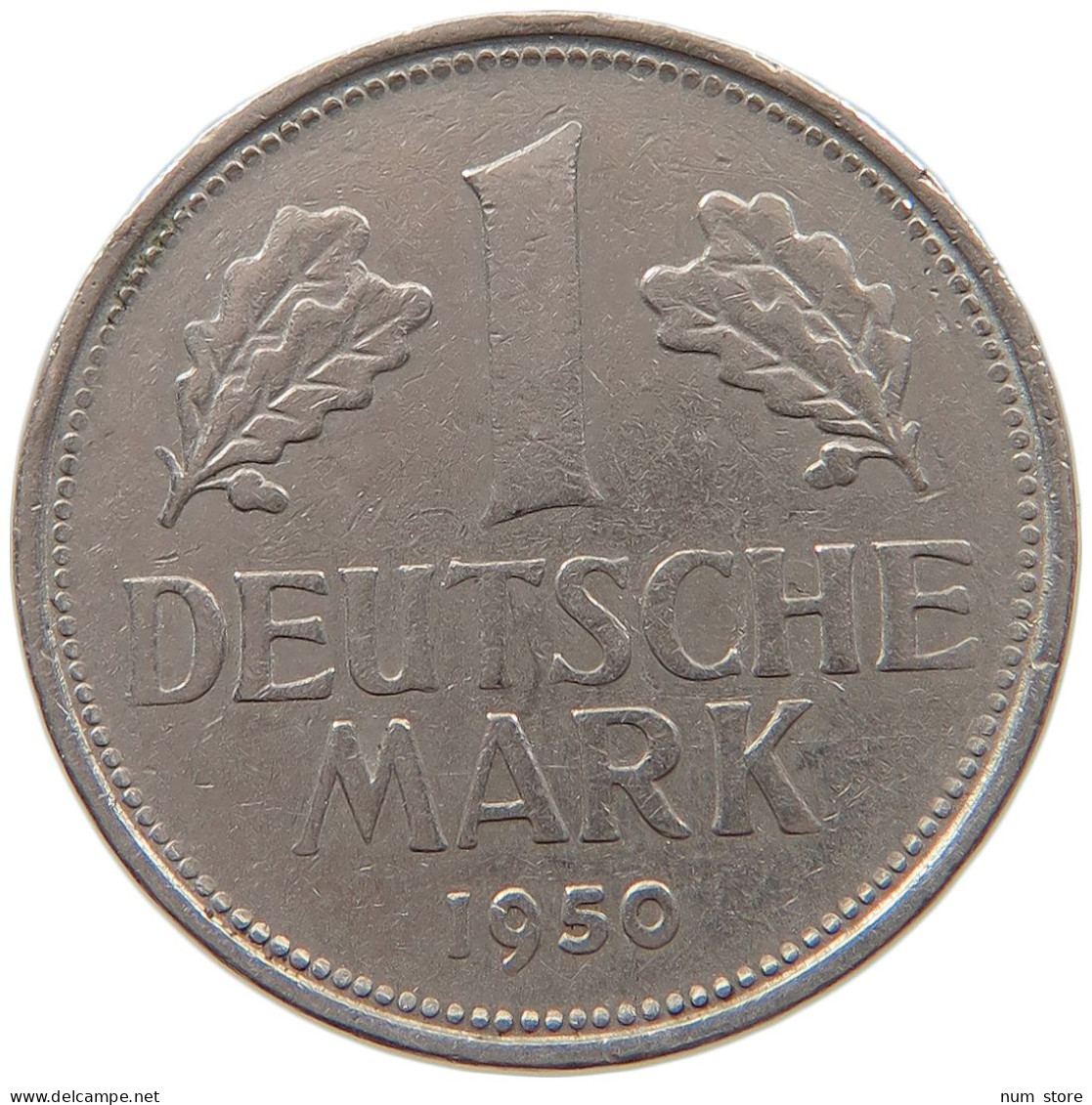 GERMANY WEST 1 MARK 1950 G #s095 0497 - 1 Marco