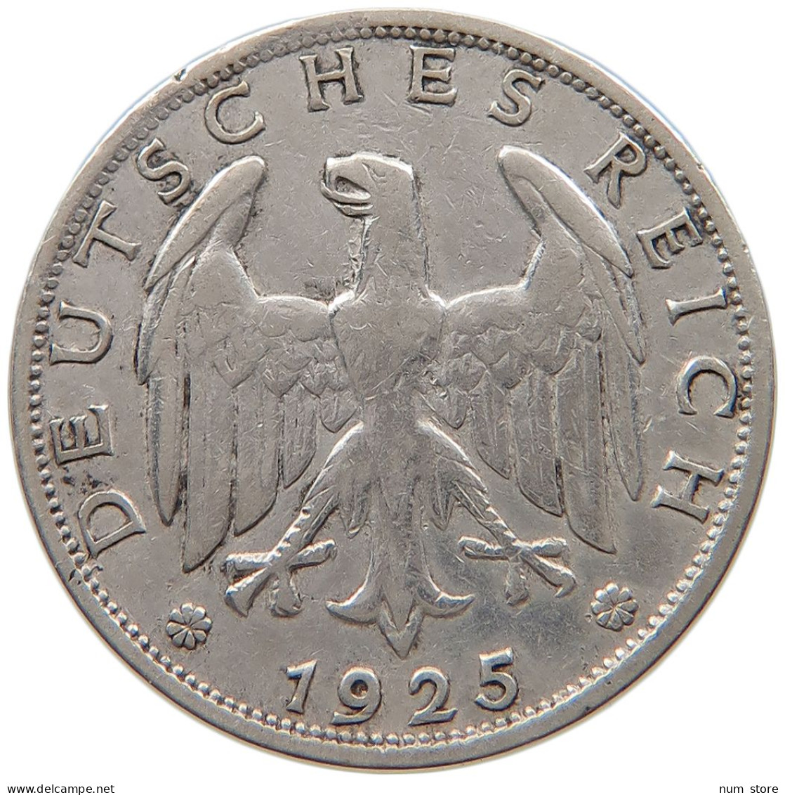 GERMANY WEIMAR 1 MARK 1925 E #s101 0239 - 1 Mark & 1 Reichsmark