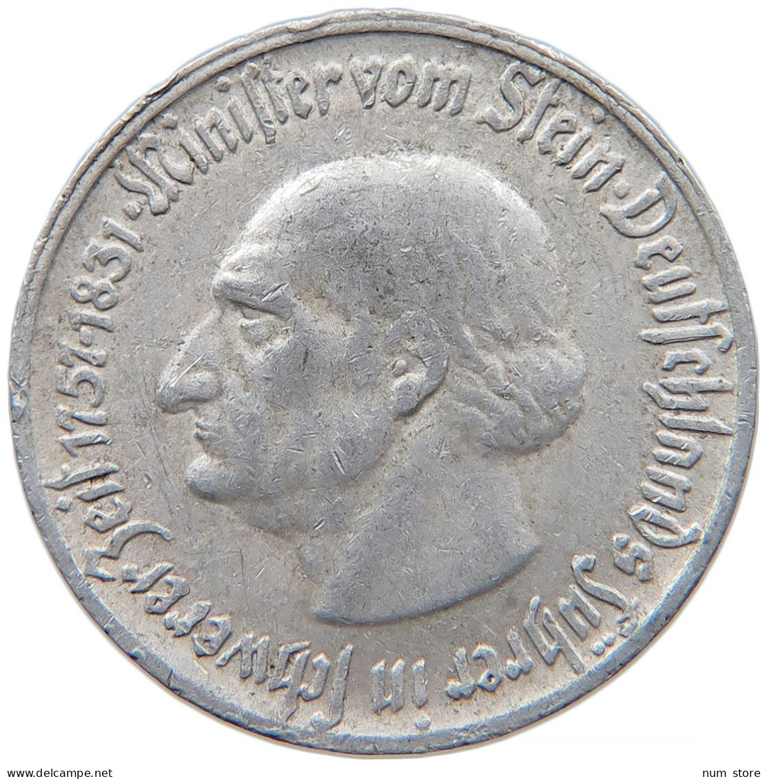 GERMANY NOTGELD 50 PFENNIG 1921 WESTFALEN #s089 0639 - Autres & Non Classés