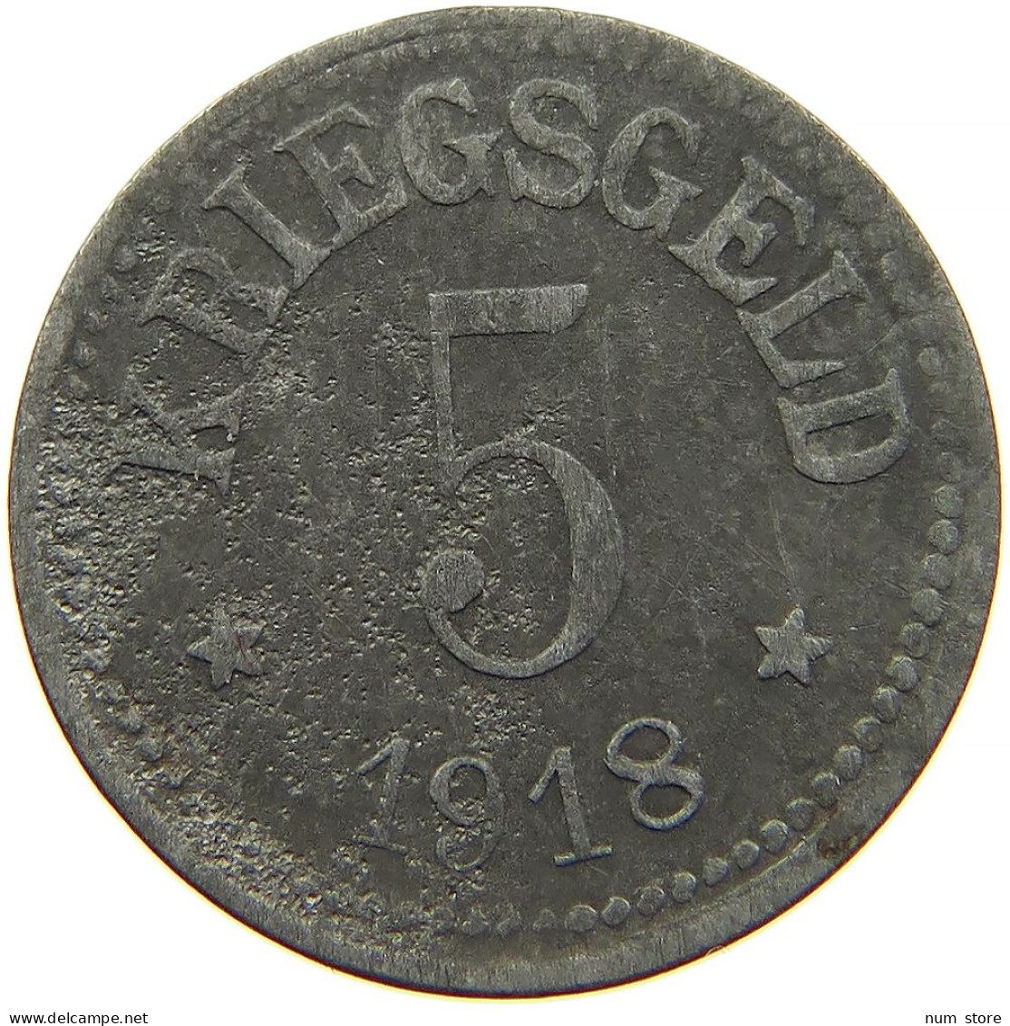 GERMANY NOTGELD 5 PFENNIG 1918 LOHR #s100 0249 - Other & Unclassified