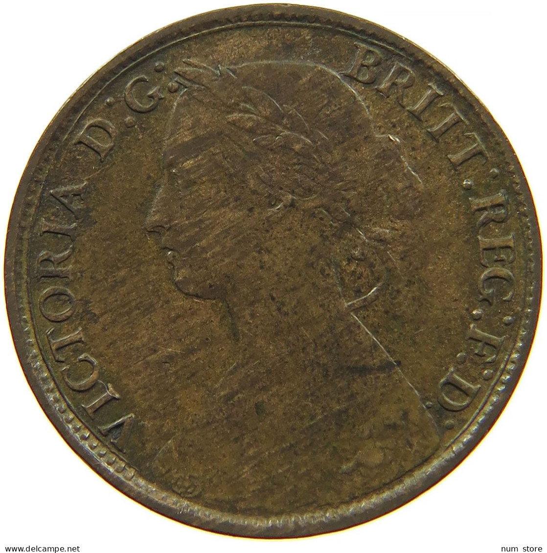 GREAT BRITAIN FARTHING 1860 #s096 0159 - B. 1 Farthing