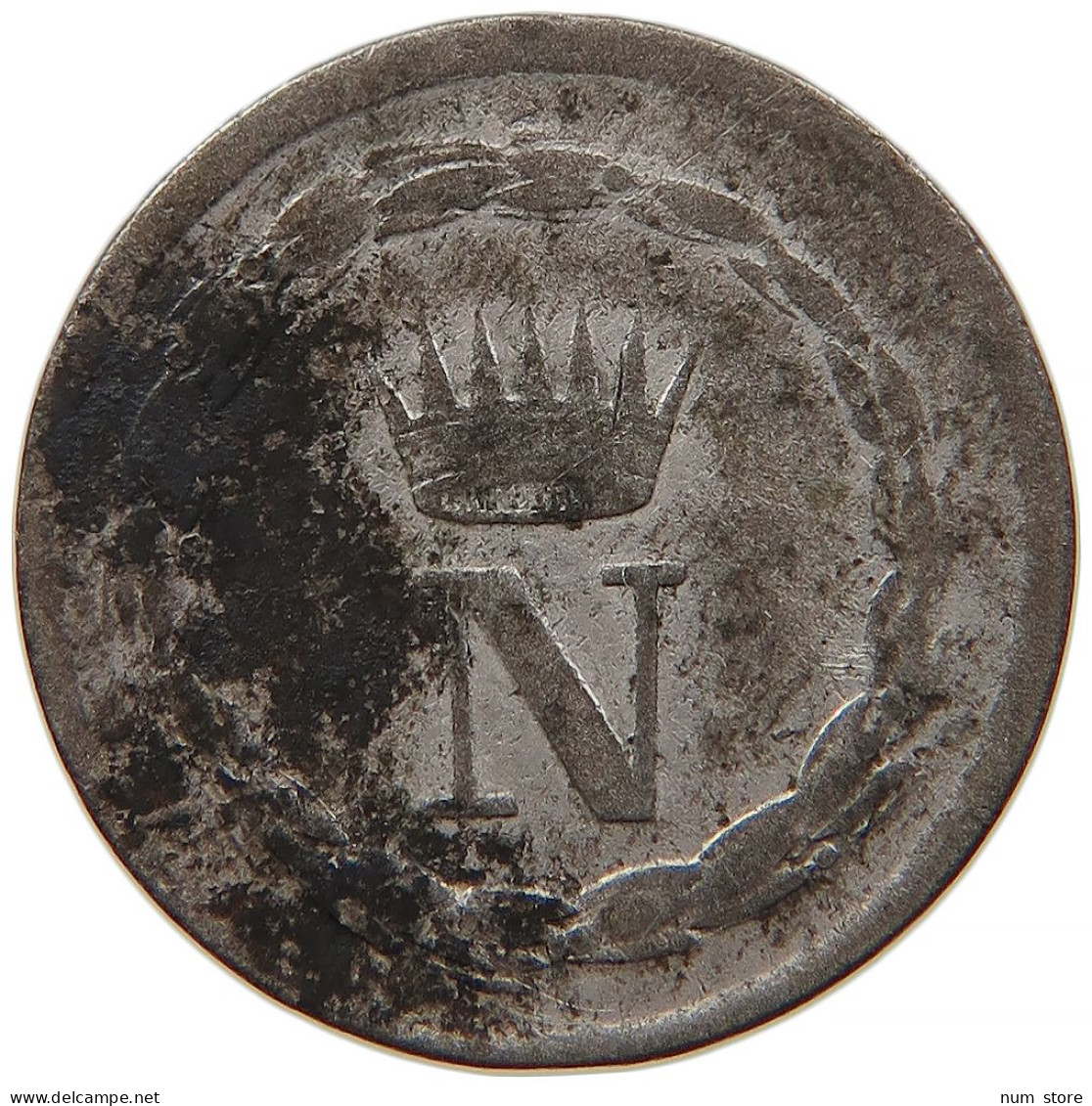 ITALY STATES 10 CENTESIMI 1810 M NAPOLEON I. #s096 0269 - Napoleoniche