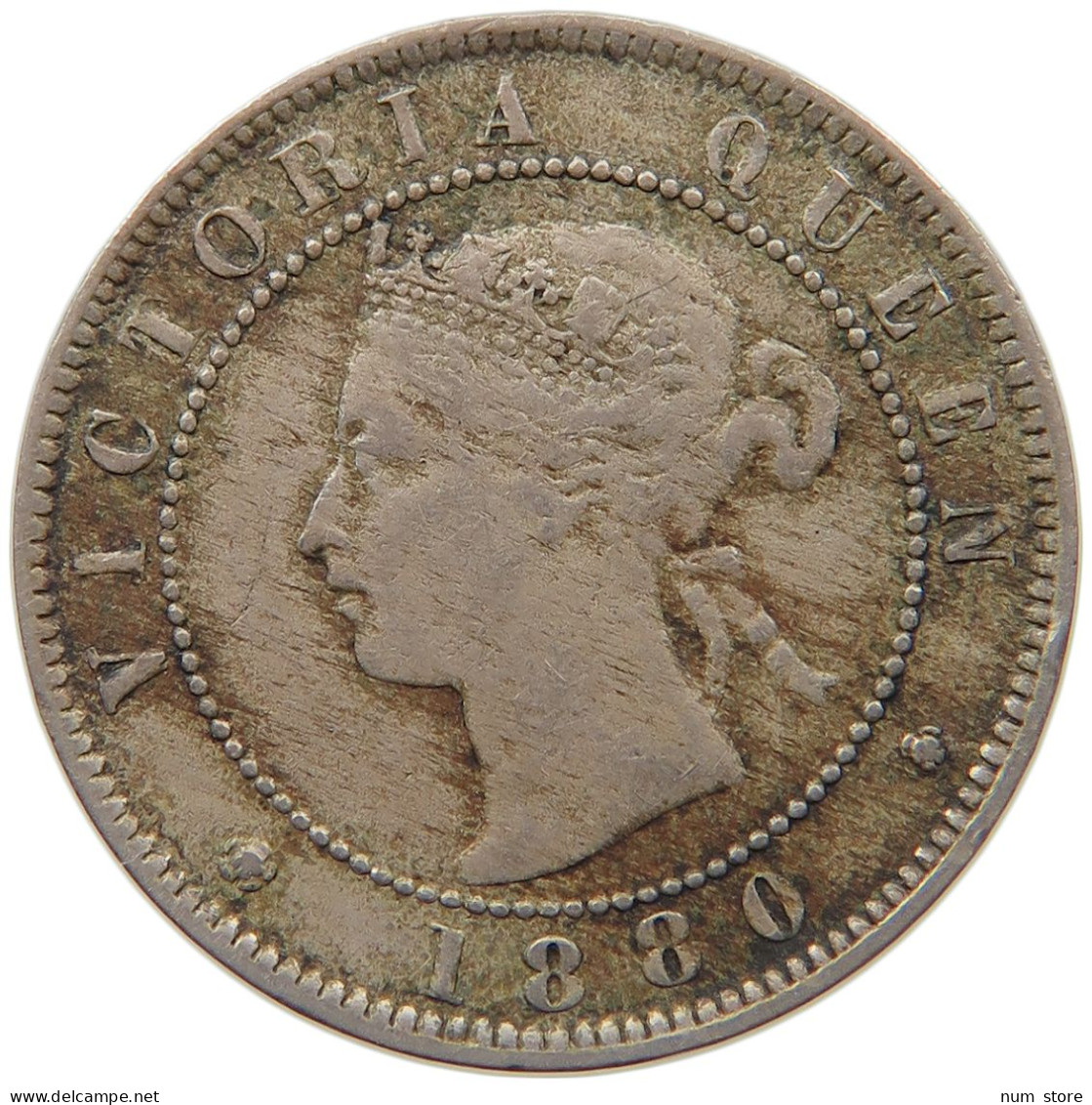 JAMAICA 1/2 PENNY 1880 #s092 0259 - Jamaica