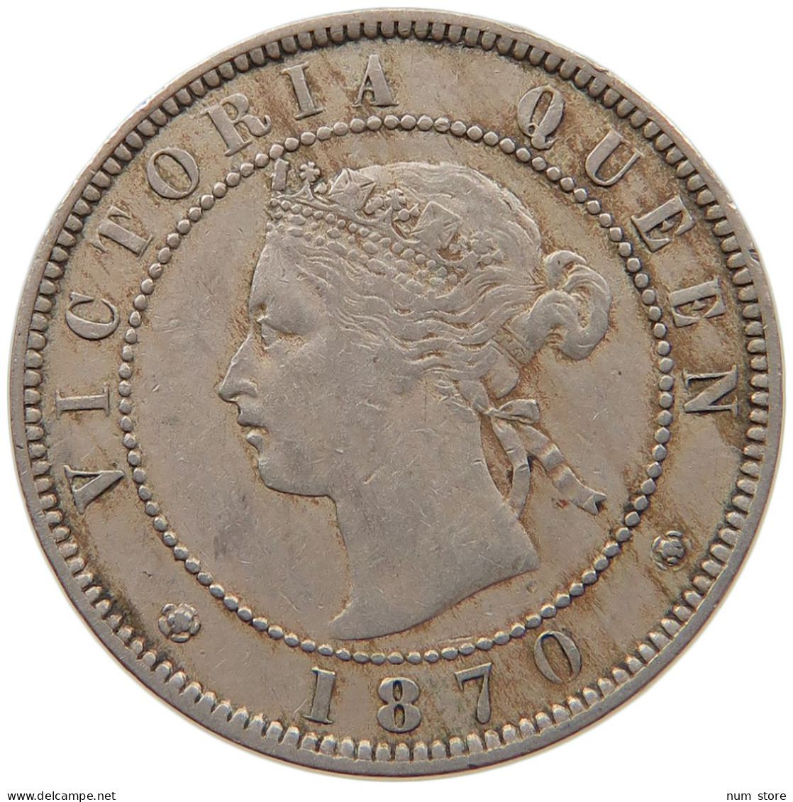 JAMAICA 1/2 PENNY 1870 #s092 0257 - Jamaica