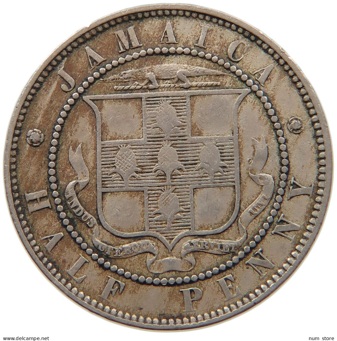 JAMAICA 1/2 PENNY 1870 #s092 0257 - Jamaica