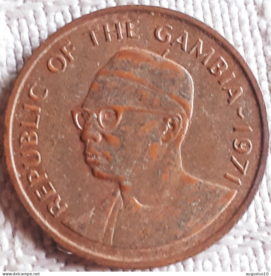 GAMBIA : 1 BUTUT 1971  KM 8 - Gambia