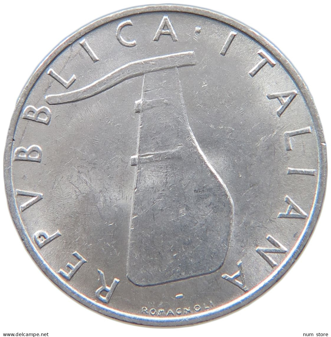 ITALY 5 LIRE 1955 #s089 0441 - 5 Lire