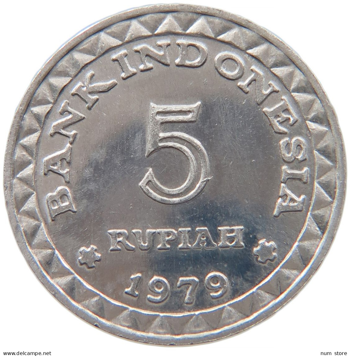 INDONESIA 5 RUPIAH 1979 #s089 0615 - Indonesien