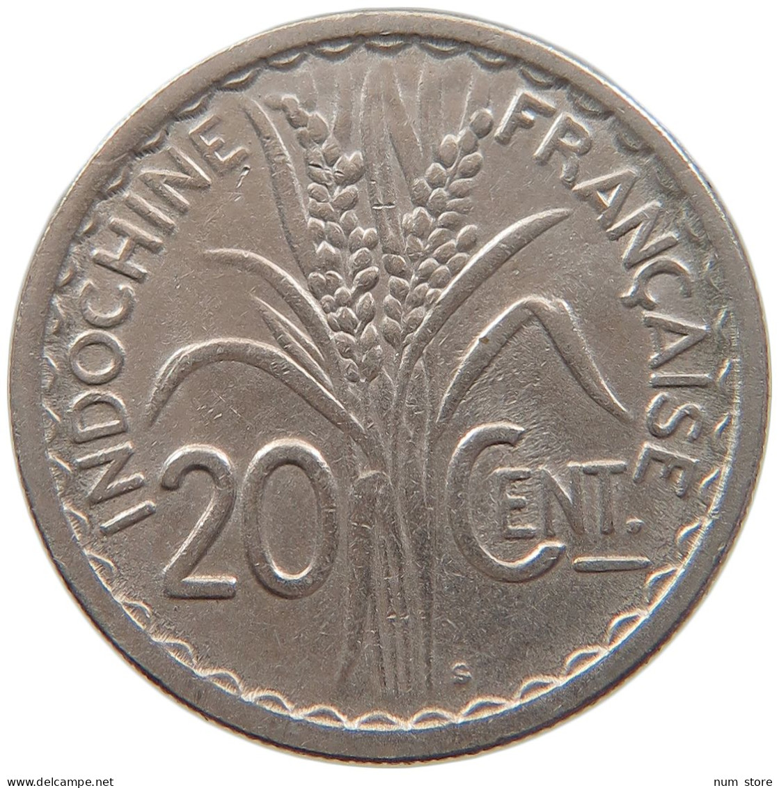 INDOCHINA 20 CENTS 1941 #s092 0349 - Französisch-Indochina