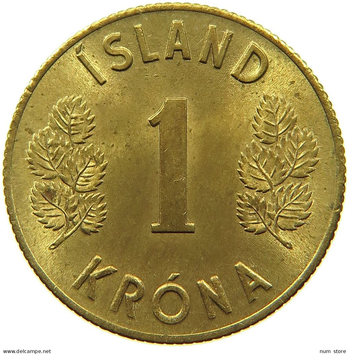 ICELAND KRONA 1966 #s089 0125 - Island