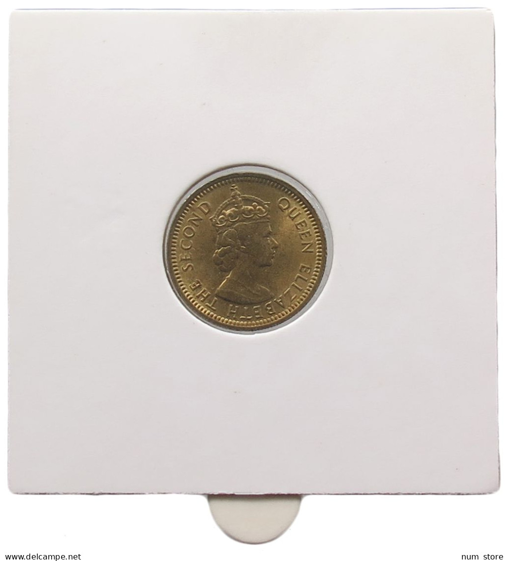 HONG KONG 5 CENTS 1958 H UNC #alb069 0595 - Hong Kong