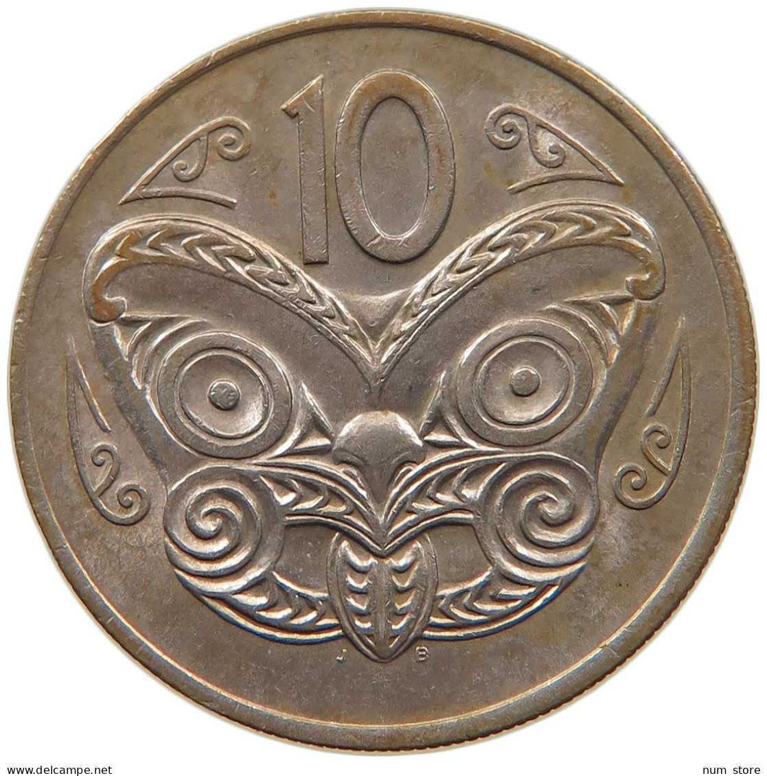 NEW ZEALAND 10 CENTS 1973 #s093 0449 - Nieuw-Zeeland